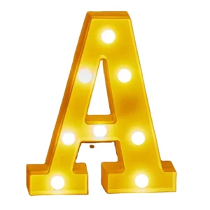 LED Letter Light Alphabet Lamp Home Party Decoration Night Light