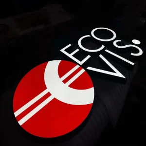LED Letter Lightbox Sign Custom Advertising Light Boxes Stainless Steel Lightbox Mounted Wall Backlit Light Box