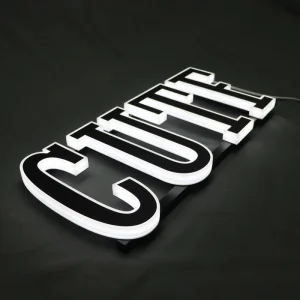 LED Letter Signage Luminous Letters Mini Acrylic Signboard Commercial Sign Logo Custom LED Logo Luminous Channel Letter