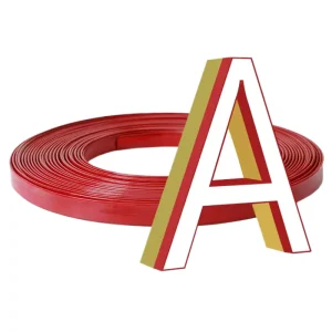 LED Light 3D Channel Letter Sign Aluminum Strips Customized Processing Service Moulding Cutting Channelume Sign