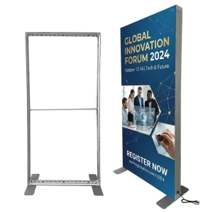 LED Light Box Double Sided Freestanding Commercial Aluminum Ultra Thin Backlit for Event Display Promotion