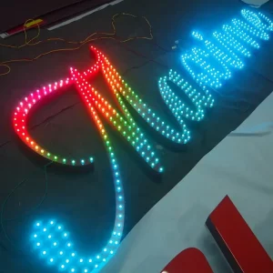 LED Light for Luminous Characters Single Color Full Color LED Letter Lights Sign Word