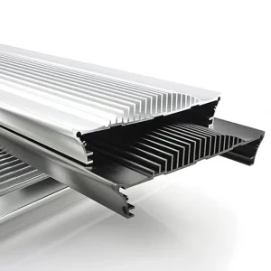 LED Lighting Aluminum Heat Sink Box Extrusion Profile 6063 Alloy Anodize Finish Corrosion Resistant
