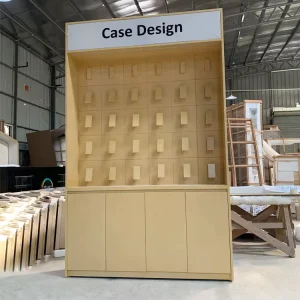 LED-Lit Hanging Charger and Tempered Glass Display Stand for Retail Store Mobile Phone Accessories