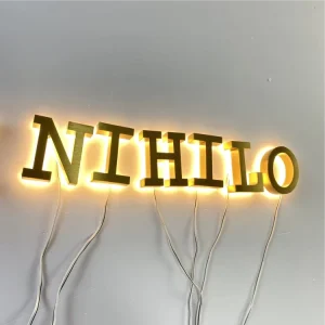 LED Luminous Letter 3D Backlit Sign Letter Lighting Signs for Indoor Signboard