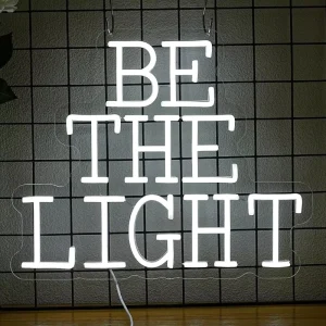 LED Luminous Letter Lamp 1m Length with IP65 Rating for Christmas Decorations