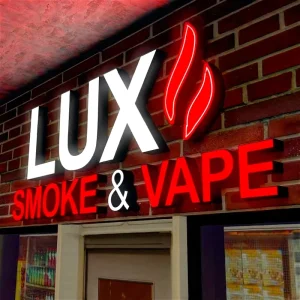 LED Luminous Metal Letter Logo Customized Outdoor Large 3D LED Illumin Sign Acrylic Letter Logo LED Front Lighting Logo