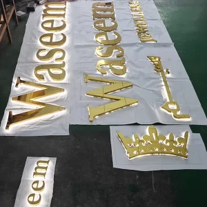 LED Magic Color Luminous Letters Adjustable Creative Shape Acrylic Letter Signage Door Head Company Use