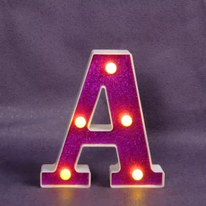 LED Marquee Letter Lights Glitter Alphabet Light up Sign Battery Powered for Birthday Wedding Christmas Party Decor