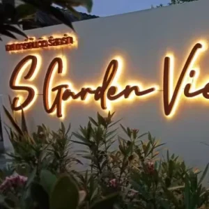 LED Mini Letter Display Outdoor Luminous House Number Backlit Metal Facade Mirror Glass Advertising Sign Board for Shops
