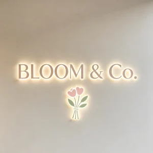 LED Mini Luminous Words Advertising Sign with Transformer Powered Backlight for Outdoor Use