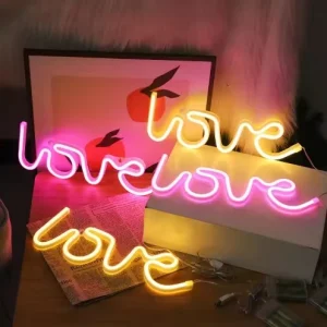 LED Neon Sign Custom Personalized Logo Letter for Wedding Party Home Bedroom Bar Shop Wall Decor USB Battery Powered Waterproof