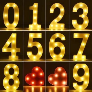 LED Neon Signs Luminous Acrylic Letter Logo for Office Holiday Birthday Wedding Illuminated Sign