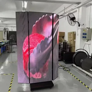 LED P2.5 Poster Display for Hotel Lobby Event Schedule with Ultra Slim Profile
