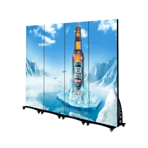 LED Poster Display Screen Outdoor Indoor Digital Video Advertising Screen Aluminum Profile LED Display Poster Stand Screen