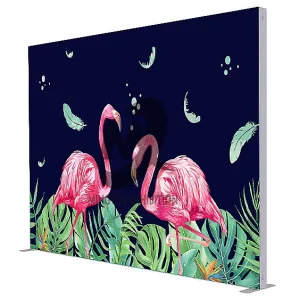 LED Rectangle Shape Light Box Aluminum Textile Backlit Tension Fabric SEG for Trade Show Advertising Lightbox