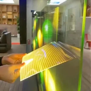 LED Screen Film Advertising Indoor Retail Store Airport Elevator 5V SDK Support OEM Education 1 Year Text Animation Graphics
