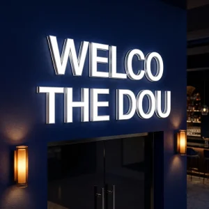 LED Signs for Business and LED Channel Letters Sign for Boutique Beauty Studio 3D Signages Waterproof