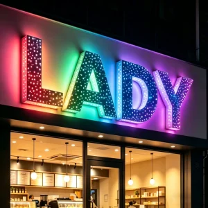 LED Starry Sky Letters Custom High brightness Fully Perforated Starry Sky Letters 3D Metal Illuminated Signage for Decoration