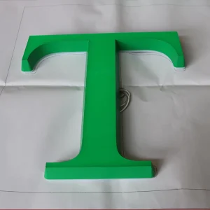 LED Strip Illuminate Acrylic Frontlit Sign Letters Light up Letter Solid Cut Double Lit Acrylic Mini Letters for Advertising
