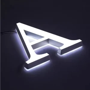 LED Strip Illuminated Acrylic Letter Signs for Advertising Indoor/Outdoor Use Customized Colors Wall Mounted Coffee Shops