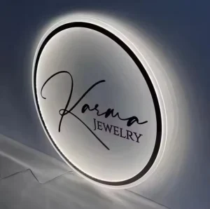 LED Strips Light Source Logo Acrylic 3D Letter Sign for Home Wall Decor and Store Advertising ForPark Application