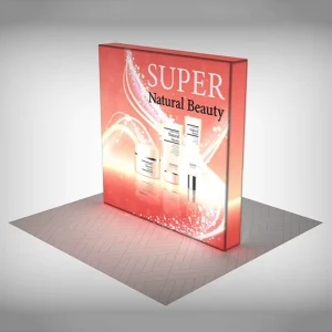 LED Tension Fabric Backdrop Trade Show Floor Standing Portable Frame Backlit SEG Light Box for Exhibition