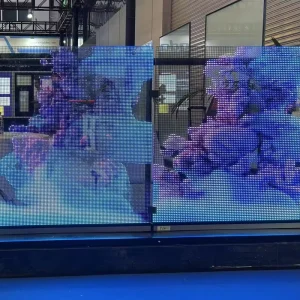 LED Transparent Screen Adhesive Flexible Film Screen Advertising Display Screen Shopping Mall Sign Glass Billboard