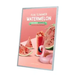 LED Ultra Thin Light Box Display Plate Rectangular Tempered Glass Billboard Restaurant Menu Board Light Box