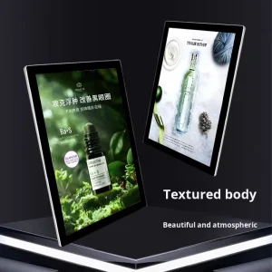 LED Ultra Thin Magnetic Light Box Wall Mounted Aluminum Advertising Sign Poster Frame Direct Factory Exportable