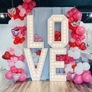 LOVE Marquee Letters 4ft Light up Letters Wedding Sign Led Marquee Letters Giant Light up Letter Marquee Letter Lights Proposal