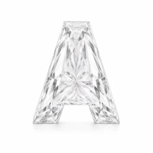 Lab Grown Diamond Letter A to Z Special Cut Initial Letter Loose Stone for Jewelry Private Custom Design