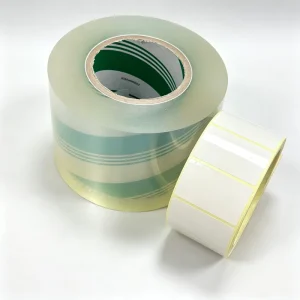 Label Cold Lamination Gloss Film Waterproof Clear High Light Oil Base Glue Cold Laminating Film for Sticker Tag