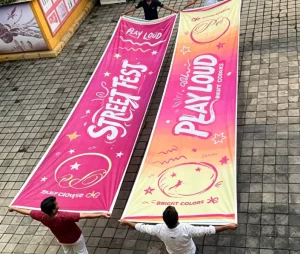 Large Format Fabric Banner Premium Advertising Banner for Trade Shows