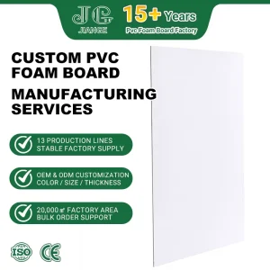 Large Format White High Density Smooth Rigid PVC Celuka Board for Cabinet Furniture Wall Cladding Panels Sheet Supply