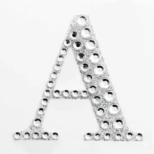 Large Gem Alphabet Stickers Rhinestone Letter Stickers