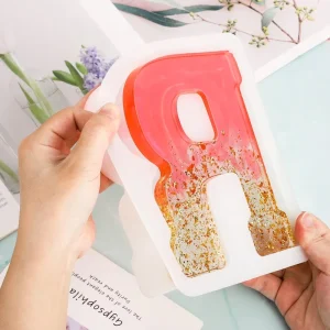 Large Letter R Capital Letter Symbol Silicone Mold for Home Decoration Jewelry Making Tools Party Decoration
