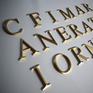 Large Metal Letters Custom 3D Fabrication Services