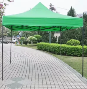 Large Portable Popup Vendor Shelter Gazebo Waterproof Canopy Tent for Outdoor Parties and Trade Shows