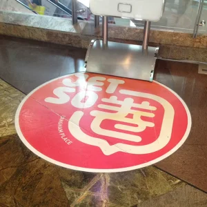 Large Size Floor Decal PVC Durable Scratch Slip resistant Film Sticker for Shopping Mall Supermarket Advertising Promotion Sale