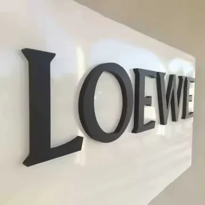 Laser Cut Logo Sign Stainless Steel Channel Letters Metal Wall Decor 3D Metal Signage Ideal for Storefronts and Offices