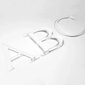 Laser Cut Perspex Acrylic Letters Durable Acrylic Alphabet Letters for Company