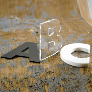 Laser Cut Plastic Alphabet Acrylic Sign Letters