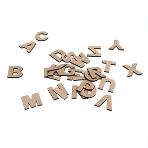 Laser Cut Wood Carving Wooden Letters