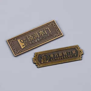 Laser Engrave Aluminum Name Plate Sign Metal Craft Custom Design Printing Metal Tag Sign Emboss Logo Aluminum Nameplate