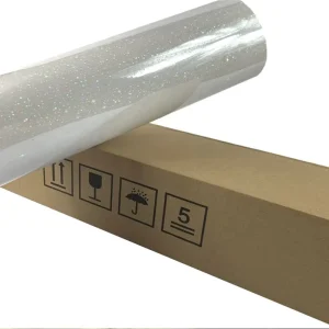 Laser Holographic Cold Lamination Film Rainbow Glossy Self Adhesive Protective Film for Photo Album Poster Printing