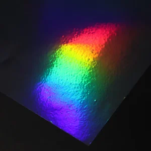 Laser Illusion Holographic Overlay Cold Lamination Film Transparent Cold Lamination Decorative Protective Film