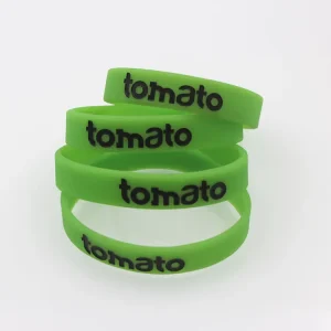 Laser Printing Engraving Relief Logo Silicone Wristband for Advertising Promotions Corporate Gifts and Award Ceremonies