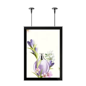 Latest Products Led Magnetic Light Box Top Hanging Poster Changeable Double Side Light Box