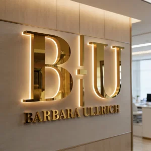 Lc Sign 3D Logo Letter Illuminated Custom Led Advertising Direction Sign for Commercial Spa